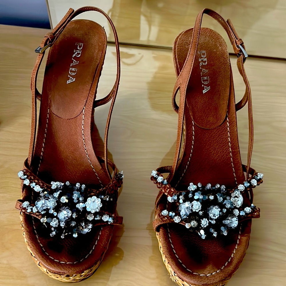 Beautiful like new made in Italy by Prada. Platform.